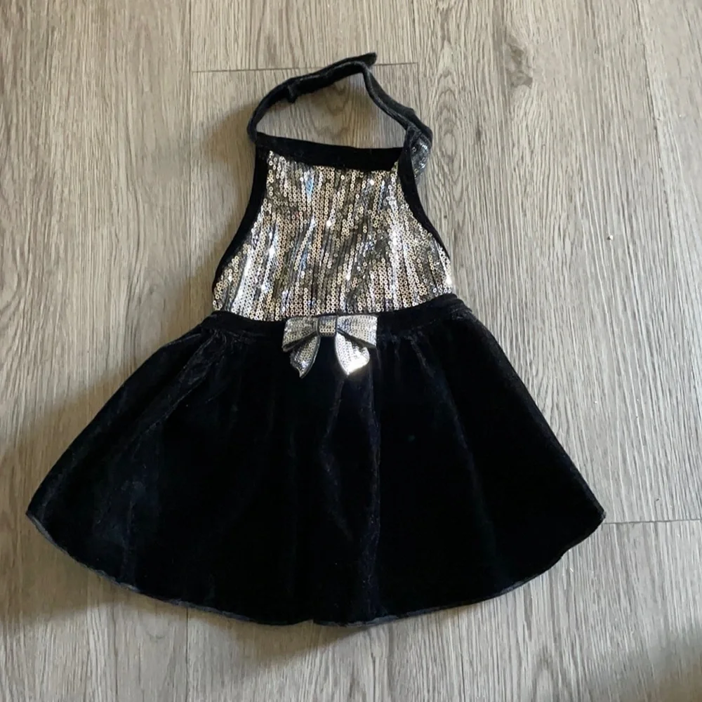 I See Spot velvet glitter dress size L🐶